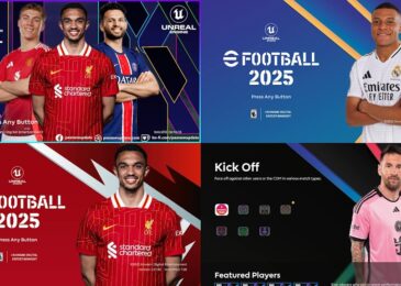 PES 2021 Menu eFootball 2025 CONCEPT V1.2 by PESNewupdate