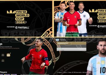 PES 2021 Menu eFootball 2025 FIFAe World Cup 2024 by PESNewupdate